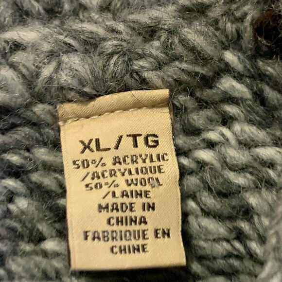 Tommy Bahama Jeans Men’s Size X Large Wool Blend Gray Sweater Pullover - Picture 6 of 7